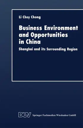 Business Environment and Opportunities in China | Buch | 978-3-8244-0413-1 | www.sack.de
