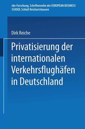 Privatisierung der internationalen Verkehrsflughäfen in Deut | Buch | sack.de