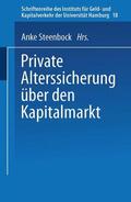  Private Alterssicherung über den Kapitalmarkt | Buch |  Sack Fachmedien