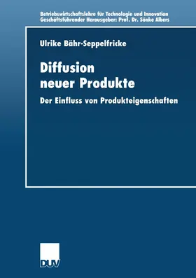  Diffusion neuer Produkte | Buch |  Sack Fachmedien