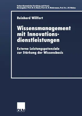 Willfort |  Wissensmanagement mit Innovationsdienstleistungen | Buch |  Sack Fachmedien