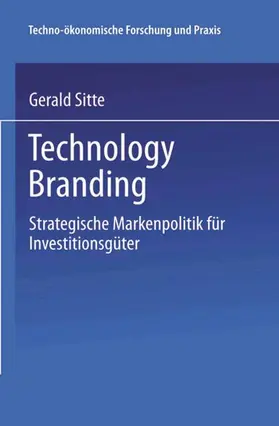 Sitte |  Technology Branding | Buch |  Sack Fachmedien