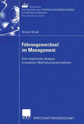 Struß |  Führungswechsel im Management | Buch |  Sack Fachmedien