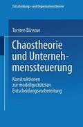 Büssow |  Büssow, T: Chaostheorie und Unternehmenssteuerung | Buch |  Sack Fachmedien