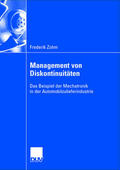 Zohm |  Zohm, F: Management von Diskontinuitäten | Buch |  Sack Fachmedien