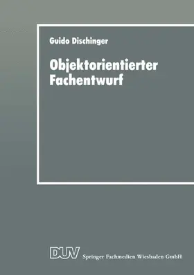  Objektorientierter Fachentwurf | Buch |  Sack Fachmedien