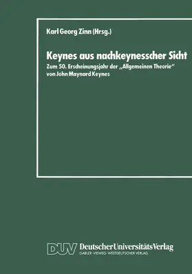Zinn |  Keynes aus nachkeynesscher Sicht | Buch |  Sack Fachmedien