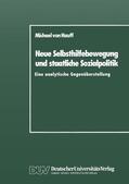 Hauff |  Neue Selbsthilfebewegung und staatliche Sozialpolitik | Buch |  Sack Fachmedien