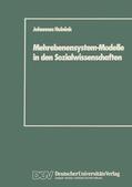 Huinink |  Mehrebenensystem-Modelle in den Sozialwissenschaften | Buch |  Sack Fachmedien