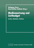 Tietze |  Mediennutzung und Zeitbudget | Buch |  Sack Fachmedien