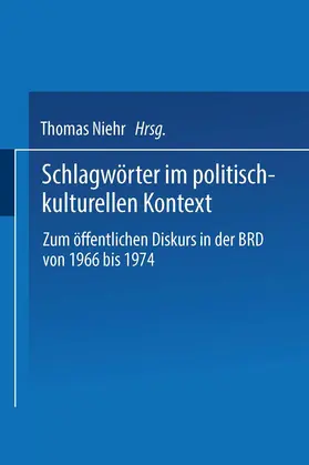 Niehr |  Schlagwörter im politisch-kulturellen Kontext | Buch |  Sack Fachmedien