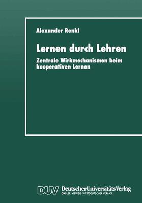 Lernen durch Lehren | Buch | 978-3-8244-4228-7 | sack.de