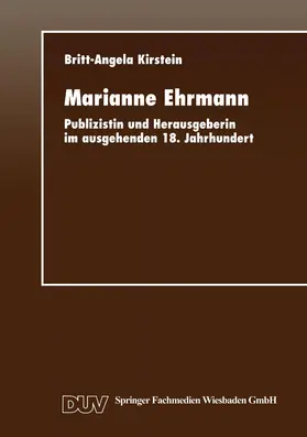  Marianne Ehrmann | Buch |  Sack Fachmedien