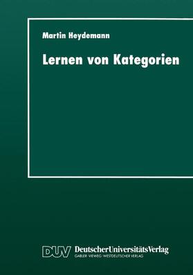 Lernen von Kategorien | Buch | 978-3-8244-4308-6 | sack.de
