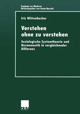 Verstehen ohne zu verstehen | Buch |  Sack Fachmedien