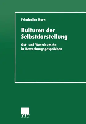 Kern |  Kulturen der Selbstdarstellung | Buch |  Sack Fachmedien
