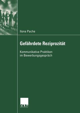 Pache | Pache, I: Gefährdete Reziprozität | Buch | 978-3-8244-4549-3 | sack.de