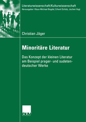 Jäger | Jäger, C: Minoritäre Literatur | Buch | 978-3-8244-4607-0 | sack.de
