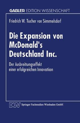 Expansion von McDonald¿s Deutschland Inc. | Buch | 978-3-8244-6039-7 | sack.de