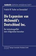  Expansion von McDonald¿s Deutschland Inc. | Buch |  Sack Fachmedien