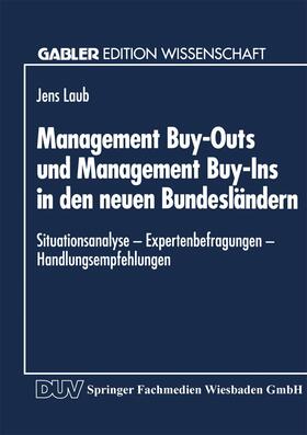 Management Buy-Outs und Management Buy-Ins in den neuen Bund | Buch | 978-3-8244-6108-0 | sack.de