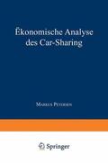  Ökonomische Analyse des Car-Sharing | Buch |  Sack Fachmedien