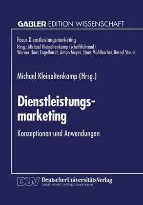 Kleinaltenkamp |  Dienstleistungsmarketing | Buch |  Sack Fachmedien