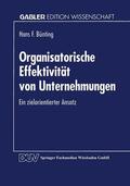  Organisatorische Effektivität von Unternehmungen | Buch |  Sack Fachmedien