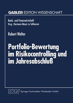  Portfolio-Bewertung im Risikocontrolling und im Jahresabschl | Buch |  Sack Fachmedien