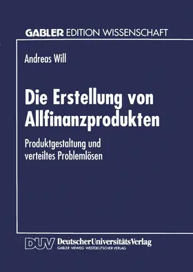  Die Erstellung von Allfinanzprodukten | Buch |  Sack Fachmedien