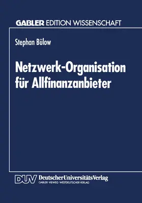  Netzwerk-Organisation für Allfinanzanbieter | Buch |  Sack Fachmedien