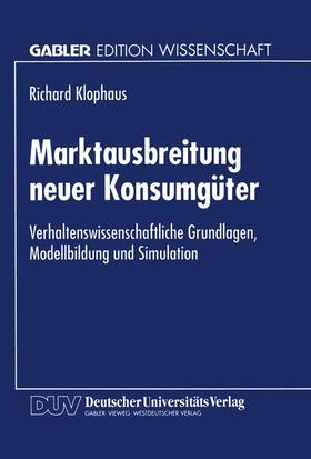 Marktausbreitung neuer Konsumgüter | Buch | 978-3-8244-6233-9 | sack.de