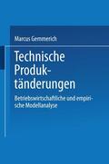  Technische Produktänderungen | Buch |  Sack Fachmedien