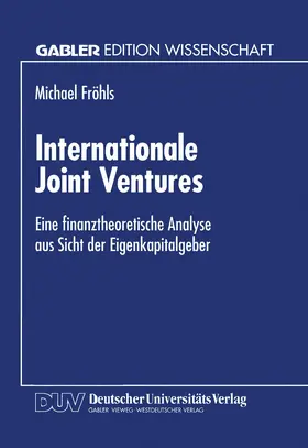  Internationale Joint Ventures | Buch |  Sack Fachmedien