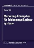  Marketing-Konzeption für Telekommunikationssysteme | Buch |  Sack Fachmedien