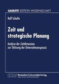  Zeit und strategische Planung | Buch |  Sack Fachmedien