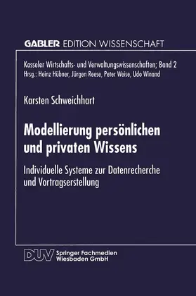  Modellierung persönlichen und privaten Wissens | Buch |  Sack Fachmedien