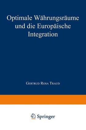  Optimale Währungsräume und die europäische Integration | Buch |  Sack Fachmedien