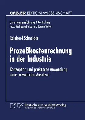  Prozeßkostenrechnung in der Industrie | Buch |  Sack Fachmedien