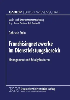  Franchisingnetzwerke im Dienstleistungsbereich | Buch |  Sack Fachmedien