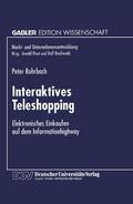  Interaktives Teleshopping | Buch |  Sack Fachmedien