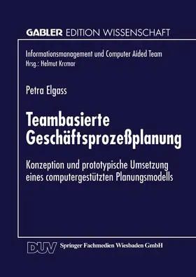  Teambasierte Geschäftsprozeßplanung | Buch |  Sack Fachmedien