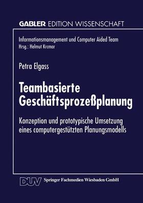 Teambasierte Geschäftsprozeßplanung | Buch | 978-3-8244-6400-5 | sack.de