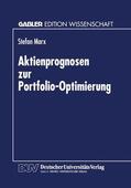  Aktienprognosen zur Portfolio-Optimierung | Buch |  Sack Fachmedien
