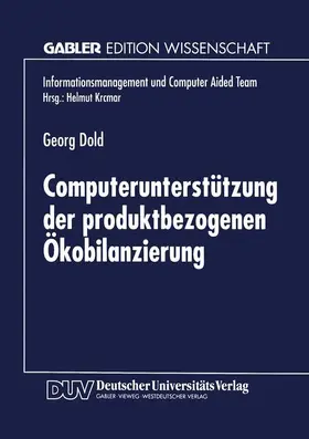  Computerunterstützung der produktbezogenen Ökobilanzierung | Buch |  Sack Fachmedien