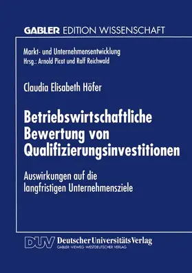  Betriebswirtschaftliche Bewertung von Qualifizierungsinvestitionen | Buch |  Sack Fachmedien