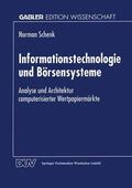  Informationstechnologie und Börsensysteme | Buch |  Sack Fachmedien