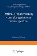  Optimale Finanzplanung von selbstgenutztem Wohneigentum | Buch |  Sack Fachmedien