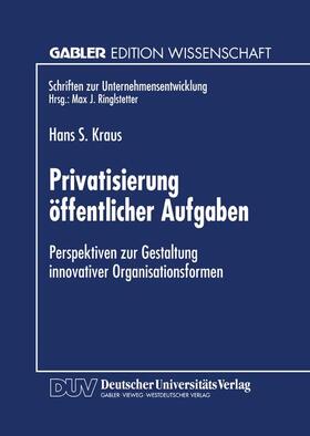 Privatisierung öffentlicher Aufgaben | Buch | sack.de