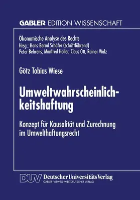  Umweltwahrscheinlichkeitshaftung | Buch |  Sack Fachmedien